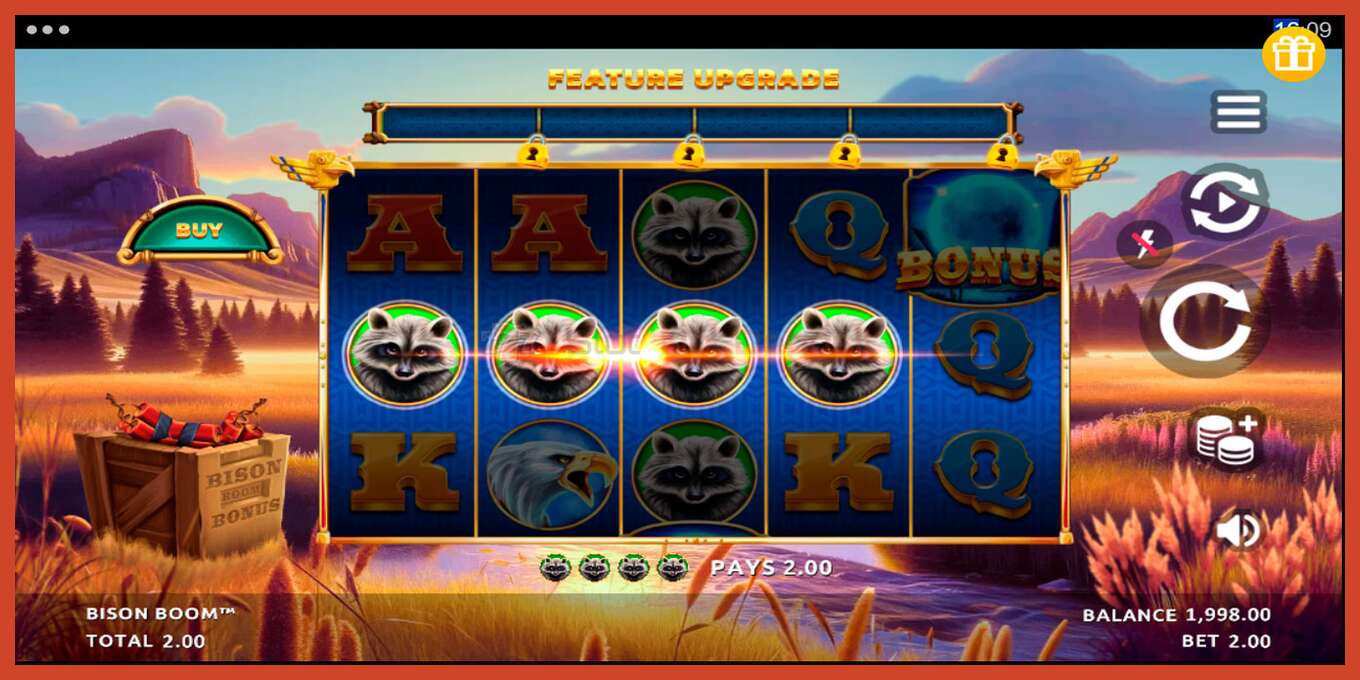 Slot screenshot: Bison Boom no deposit, number - 4