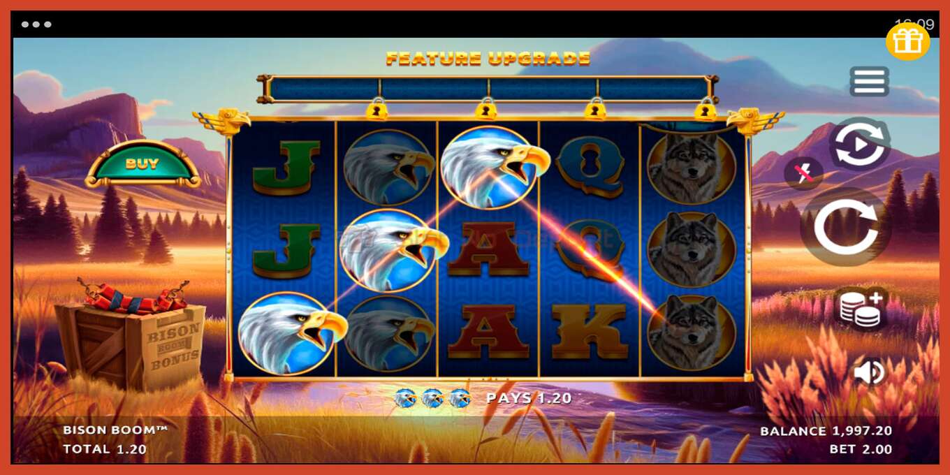 Slot screenshot: Bison Boom no deposit, number - 5