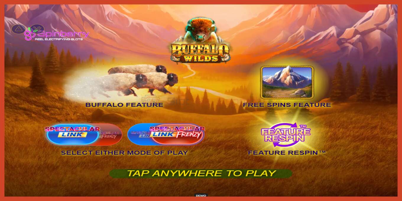 Slot screenshot: Buffalo Wilds no deposit, number - 1