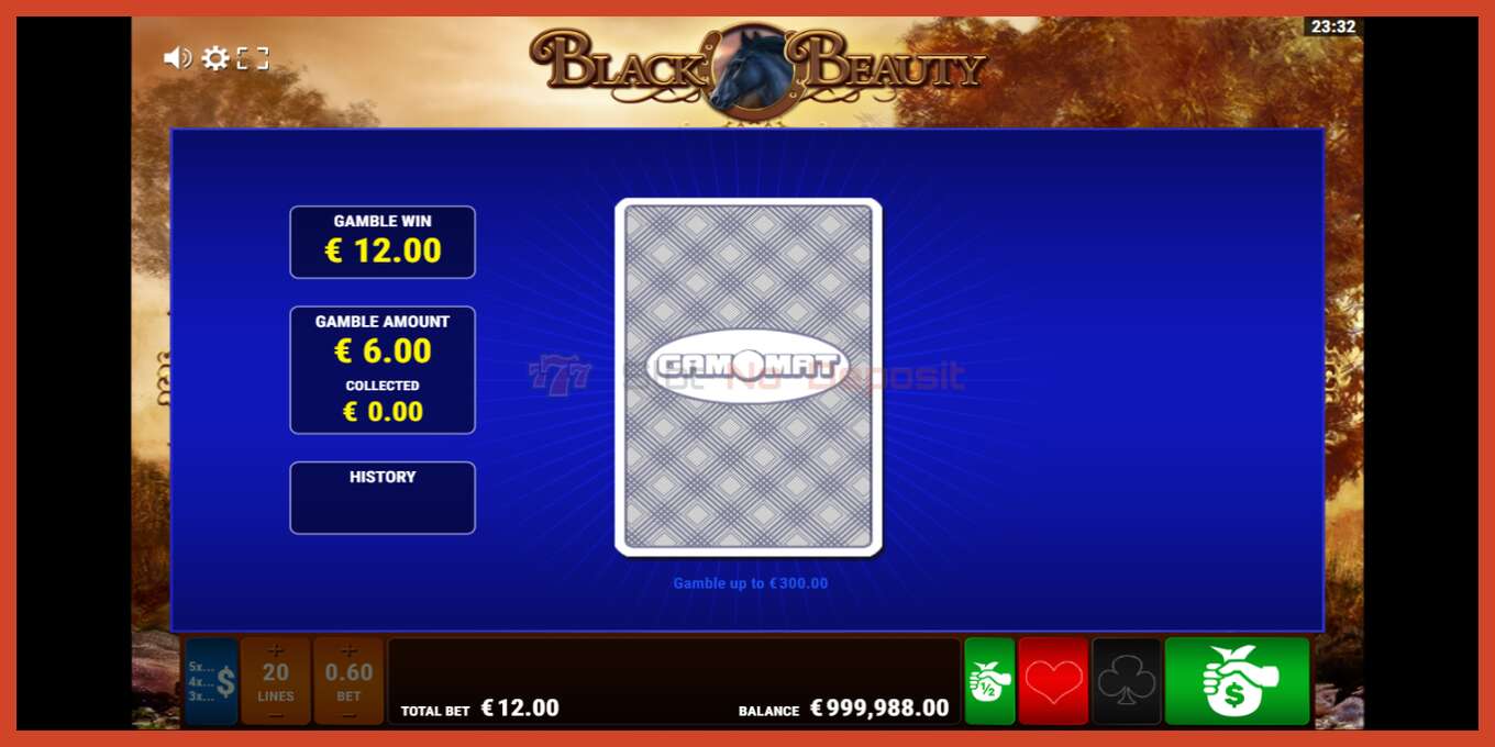 Slot скриншоту: Black Beauty депозит жок, саны - 3