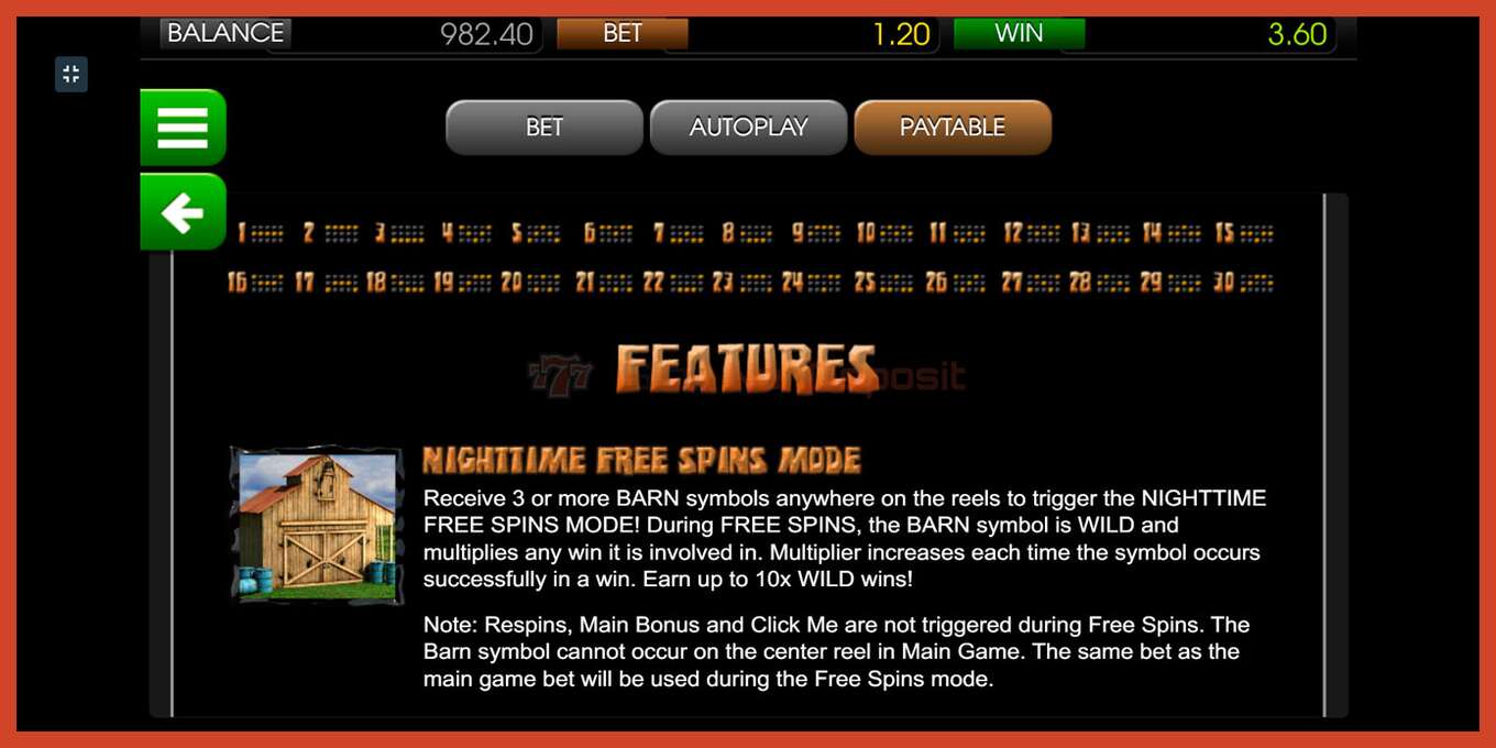 Slot screenshot: Black Gold no deposit, number - 7