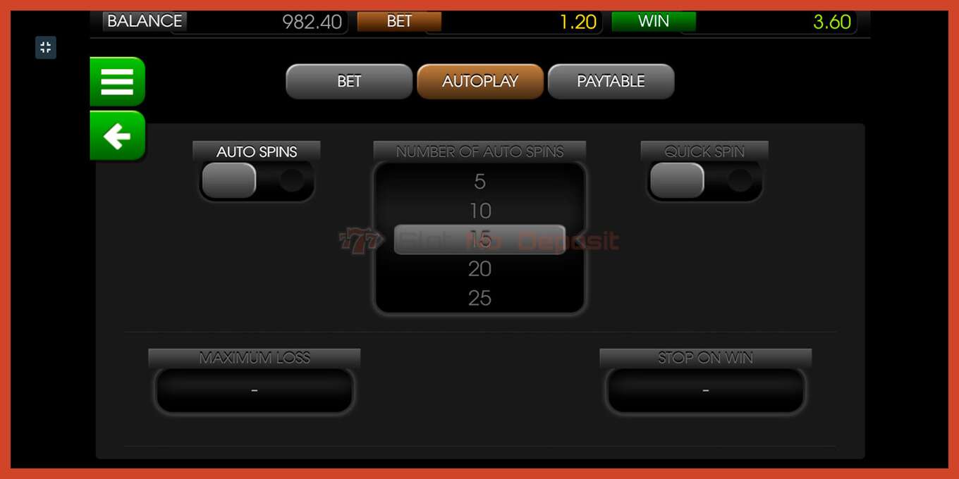 Slot screenshot: Black Gold no deposit, number - 9