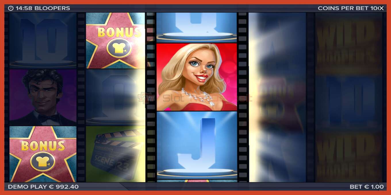 Slot screenshot: Bloopers no deposit, number - 4