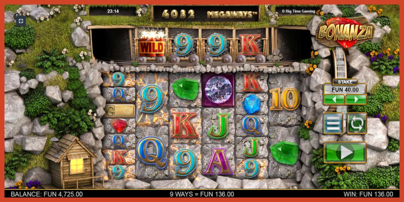 Slot screenshot: Bonanza no deposit, number - 3