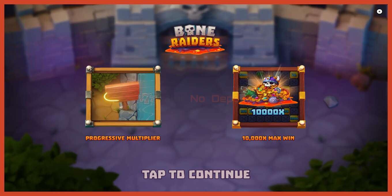 Slot screenshot: Bone Raiders no deposit, number - 1