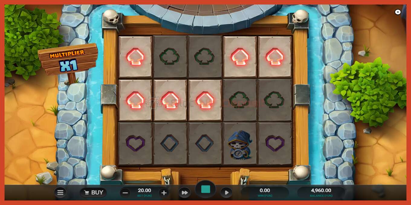 Slot screenshot: Bone Raiders no deposit, number - 3