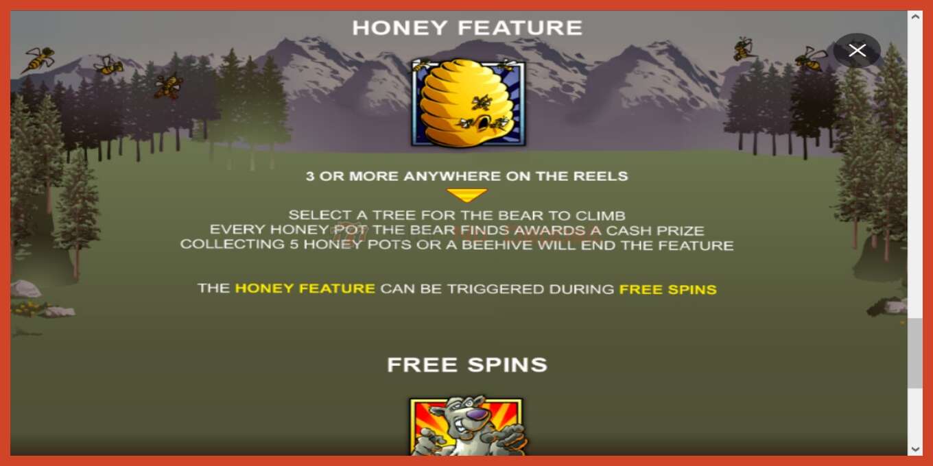 Slot screenshot: Bonus Bears no deposit, number - 2