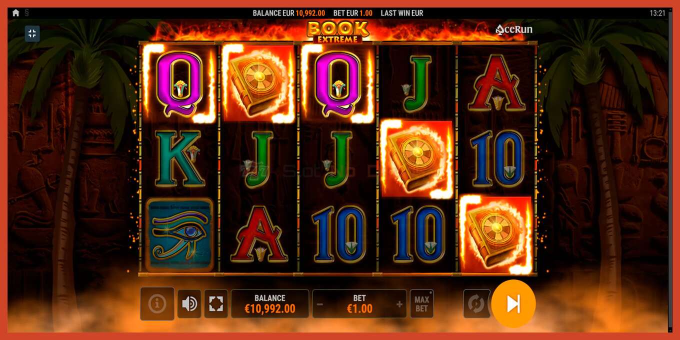 Slot screenshot: Book Extreme no deposit, number - 2