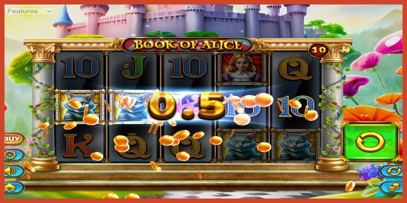 Slot screenshot: Book of Alice no deposit, number - 2