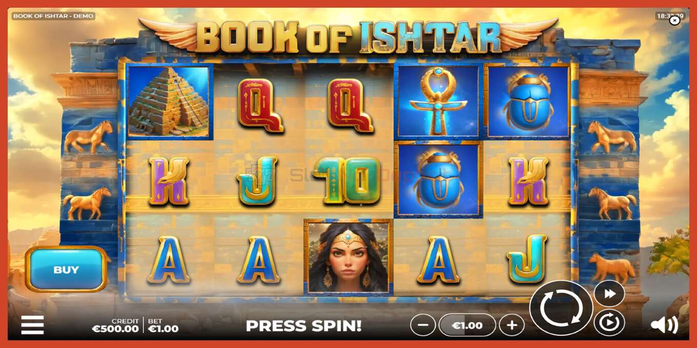 Tangkapan skrin slot: Book of Ishtar tiada deposit, nombor - 2