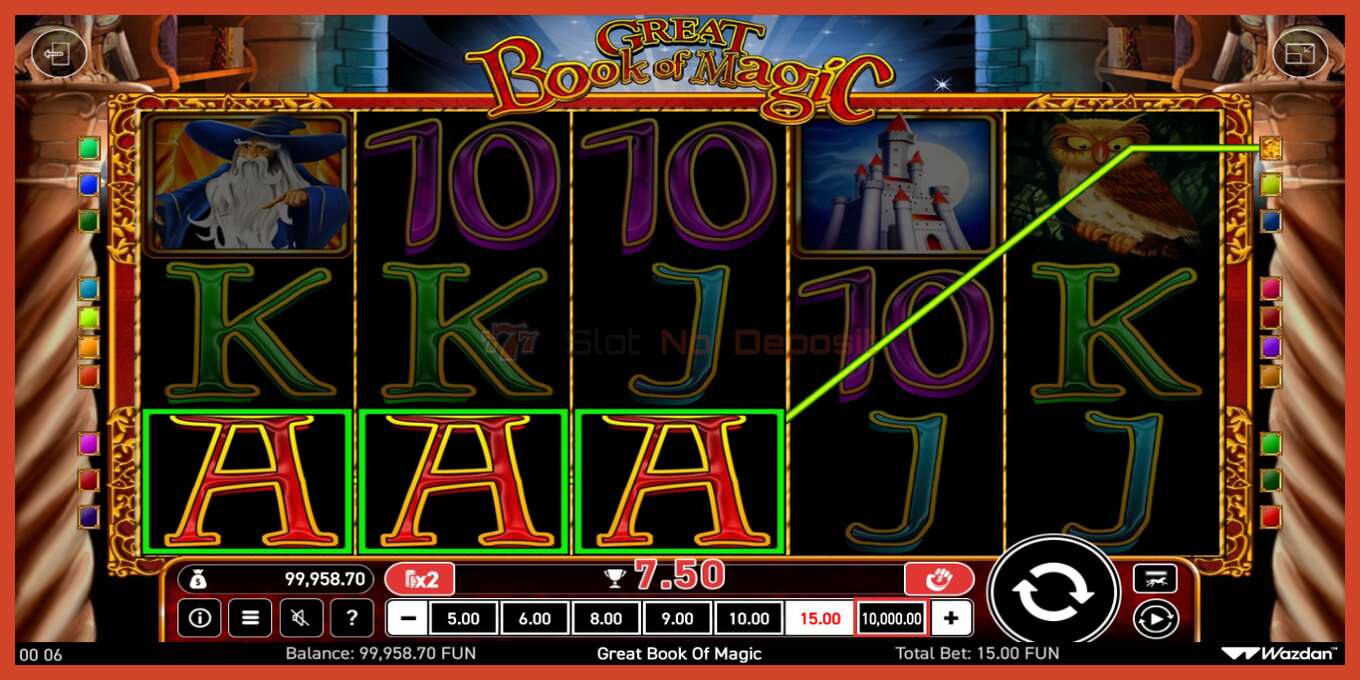 Slot screenshot: Book Of Magic no deposit, number - 3