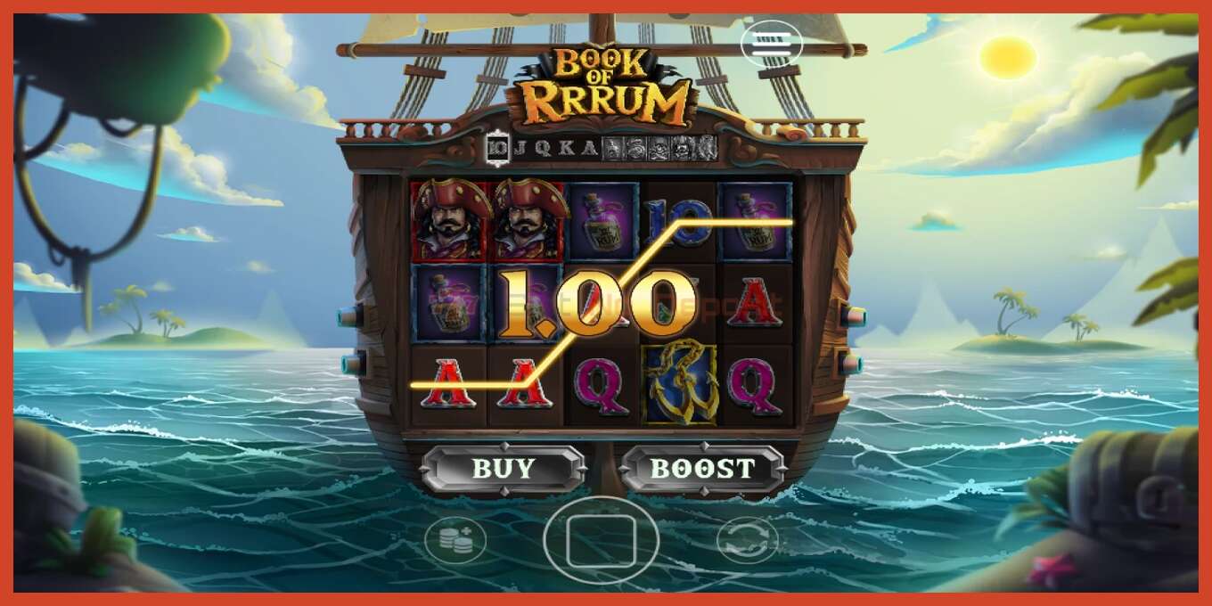 Slot screenshot: Book of Rrrum no deposit, number - 2