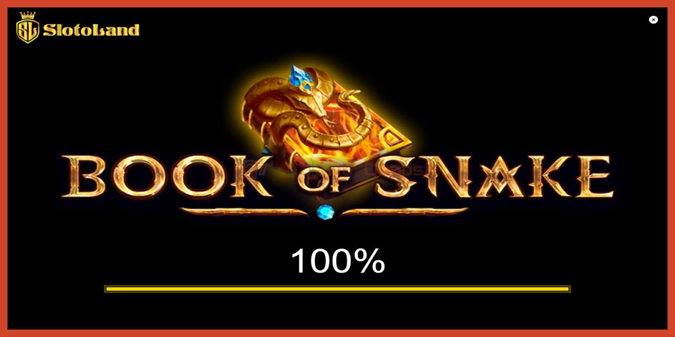 Slot screenshot: Book of Snake no deposit, number - 1