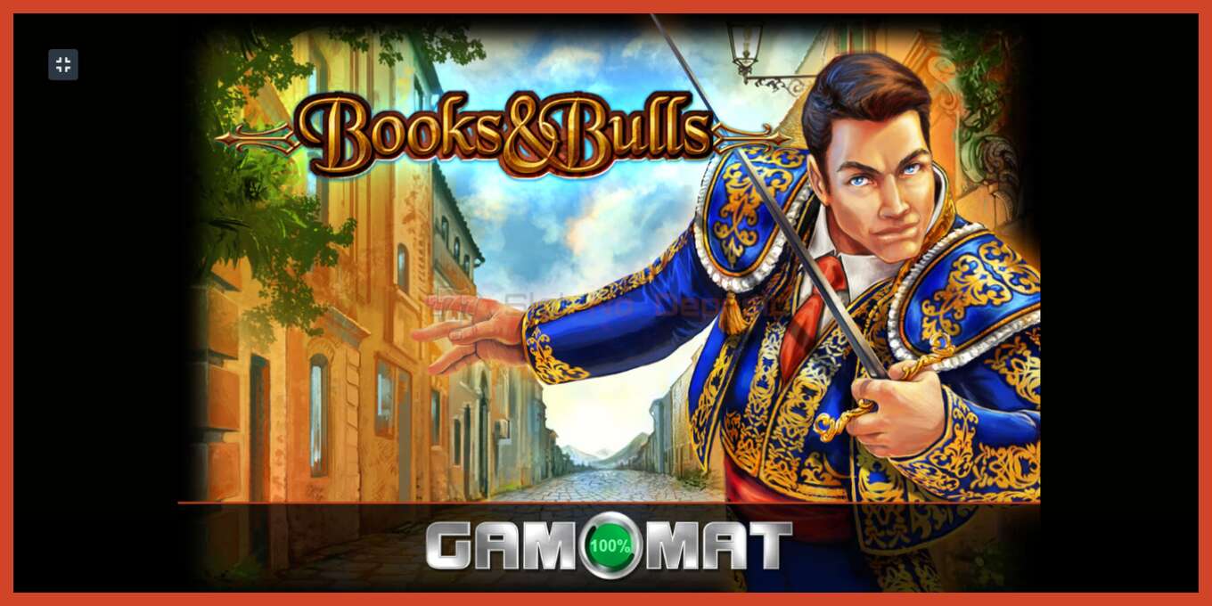 Slot screenshot: Books Bulls no deposit, number - 1