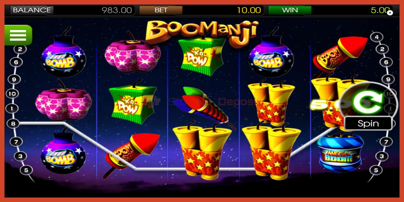 Slot screenshot: Boomanji no deposit, number - 3