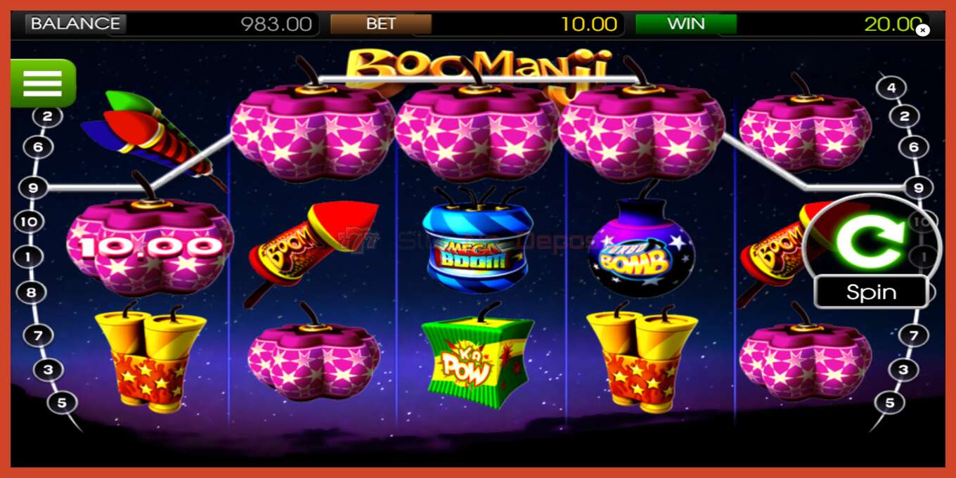 Slot screenshot: Boomanji no deposit, number - 4