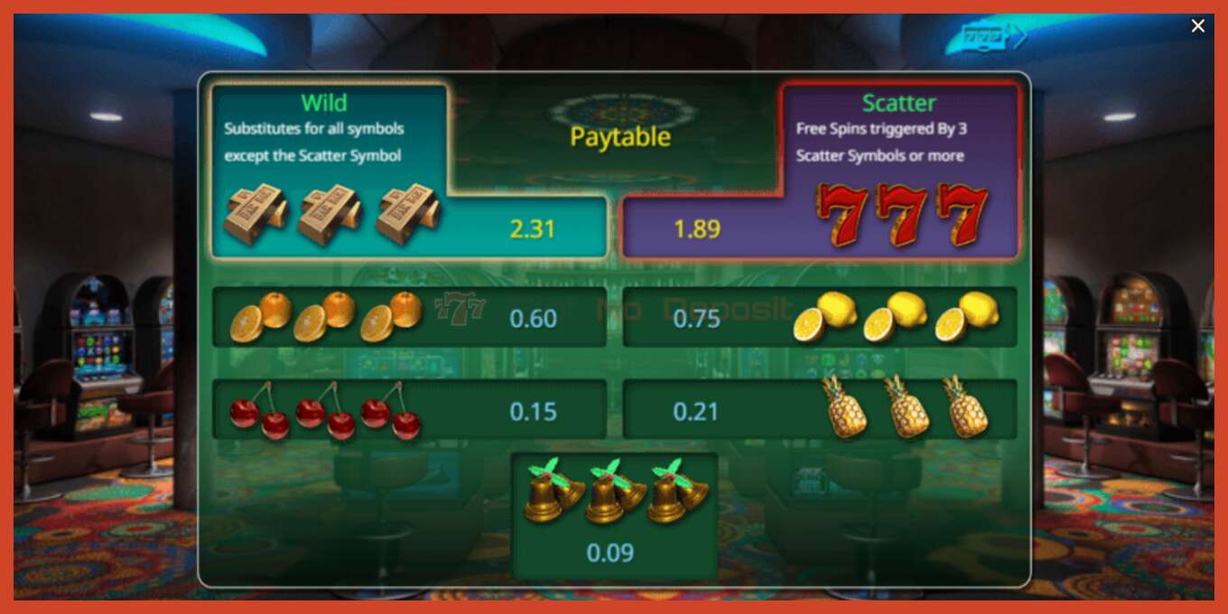 Slot screenshot: Booming Seven no deposit, number - 4