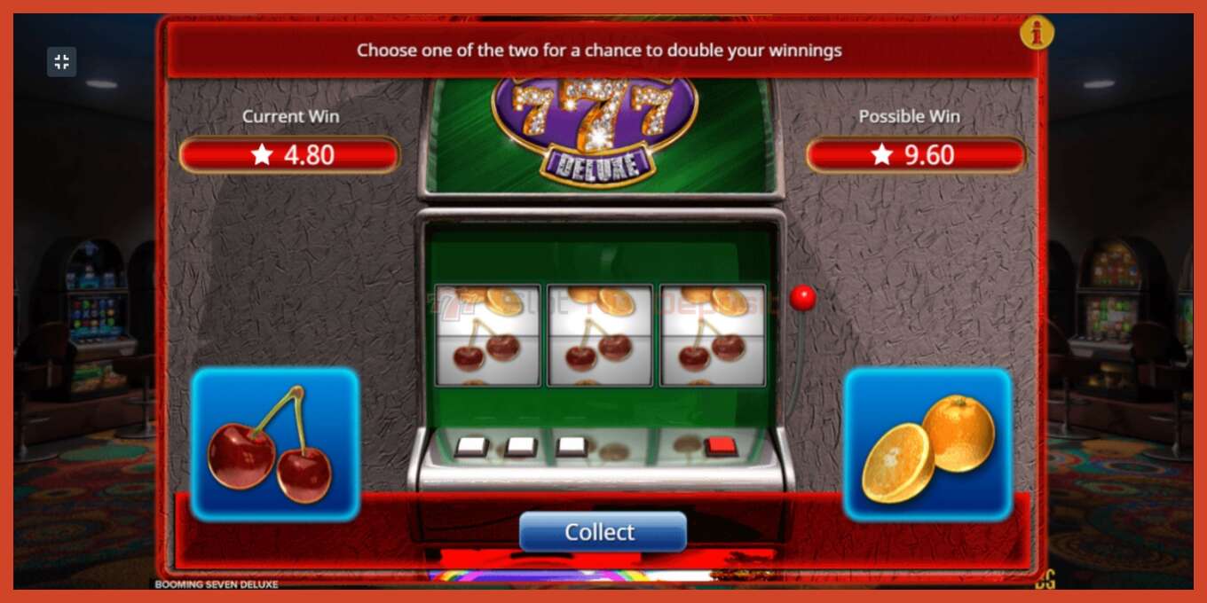 Tangkapan skrin slot: Booming Seven Deluxe tiada deposit, nombor - 2