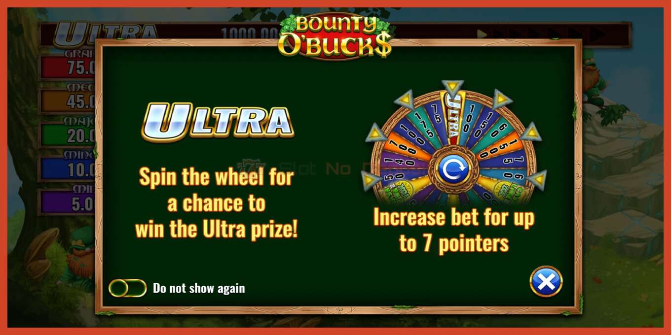 Tangkapan skrin slot: Bounty O Bucks tiada deposit, nombor - 1