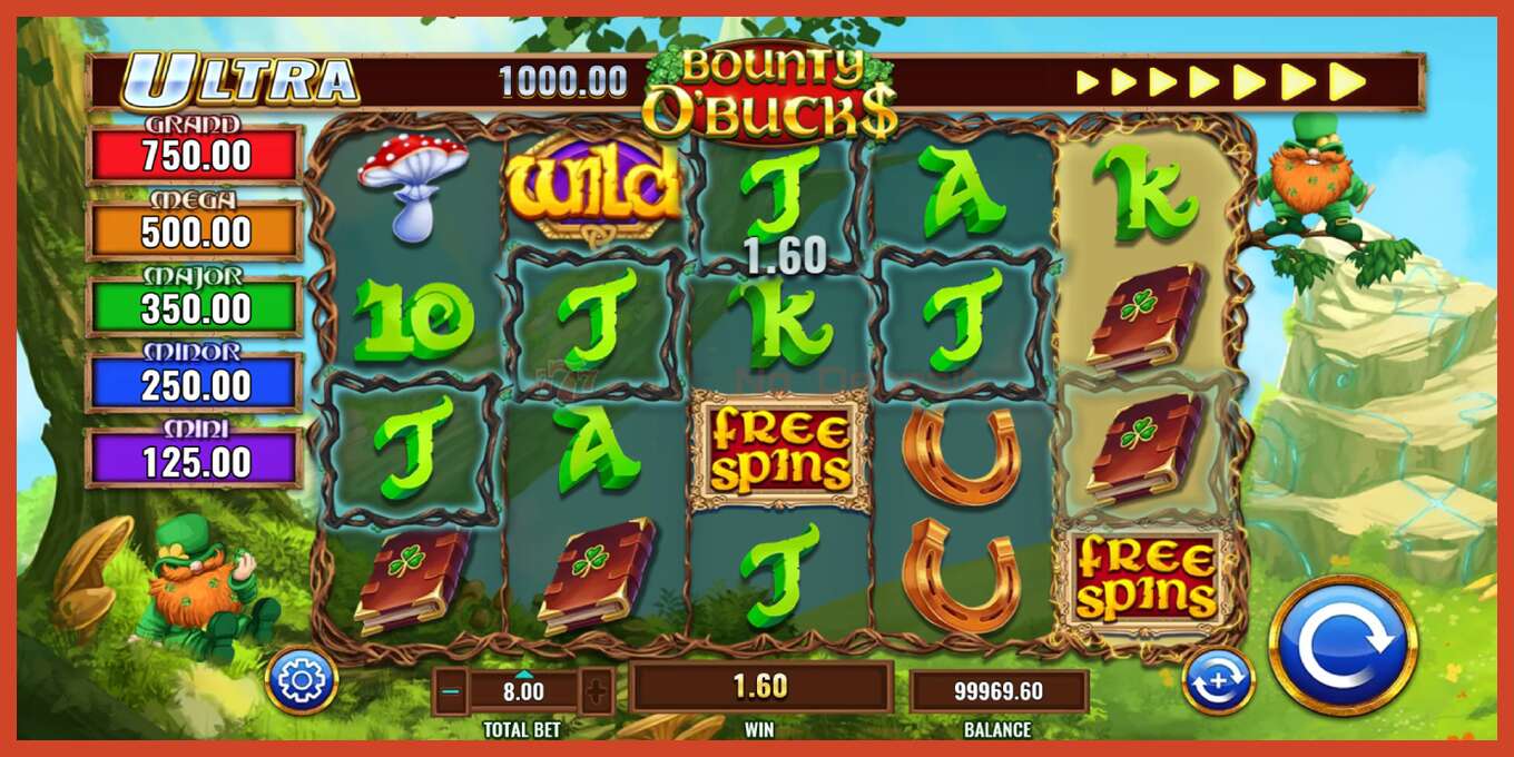 Tangkapan skrin slot: Bounty O Bucks tiada deposit, nombor - 3