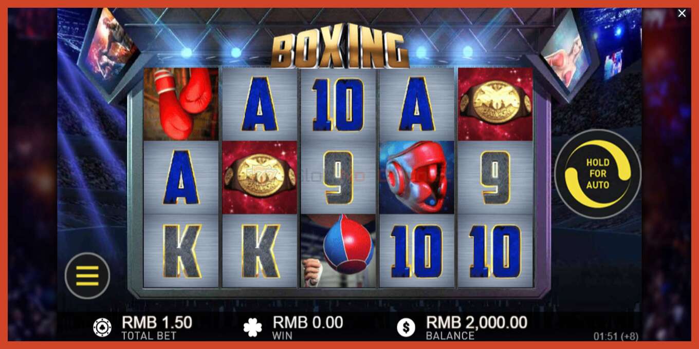 Slot screenshot: Boxing no deposit, number - 1