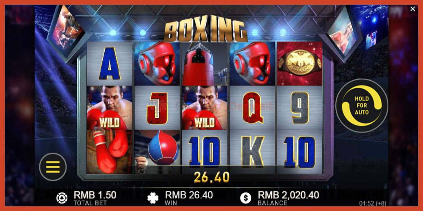 Slot screenshot: Boxing no deposit, number - 2