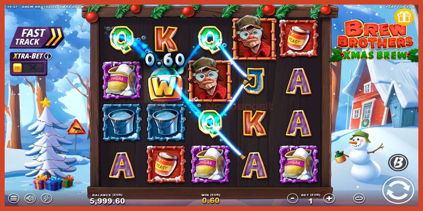 Slot screenshot: Brew Brothers: Xmas Brew no deposit, number - 2