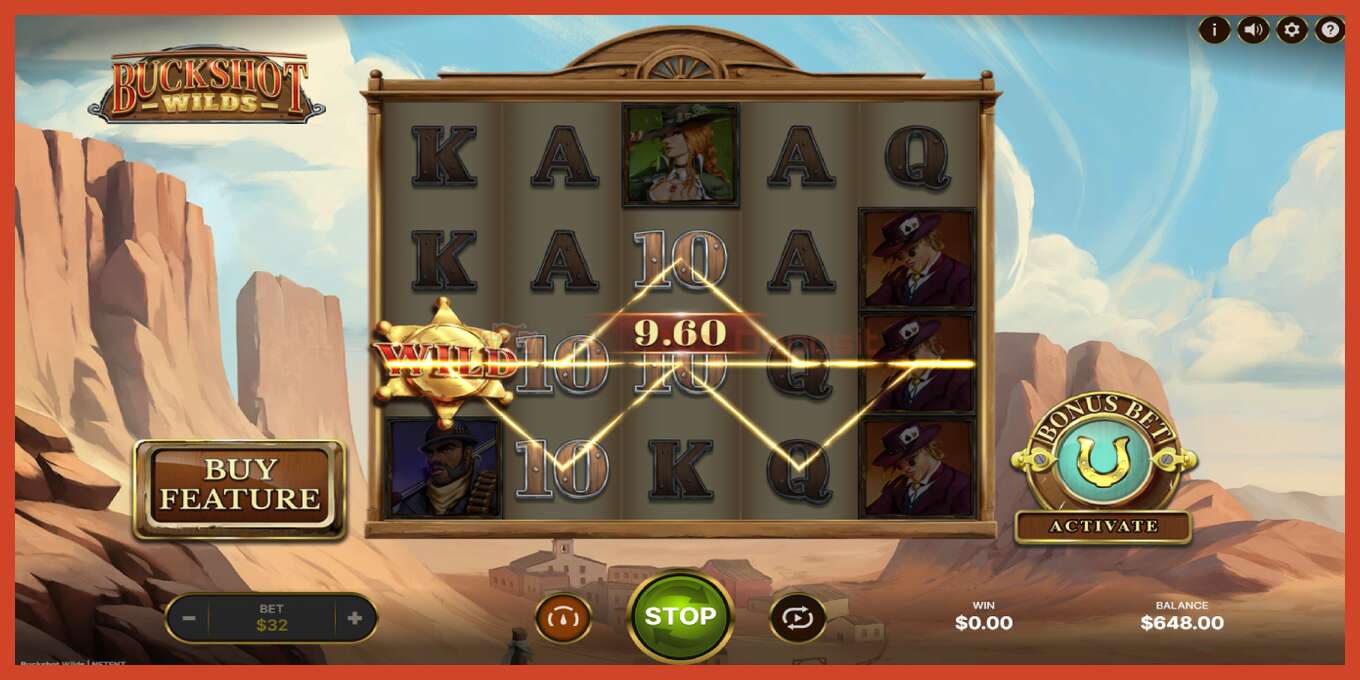 Slot screenshot: Buckshot Wilds hakuna amana, nambari - 3