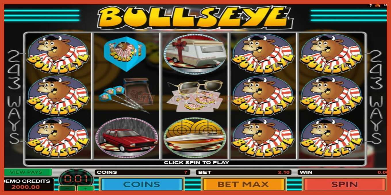 Slot screenshot: Bullseye no deposit, number - 2