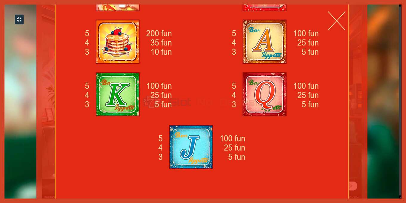 Slot screenshot: Cafe Pin-Up no deposit, number - 6