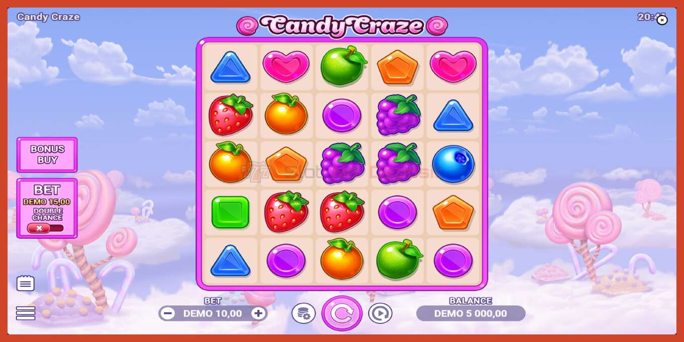 Slot screenshot: Candy Craze bez depozita, broj - 2