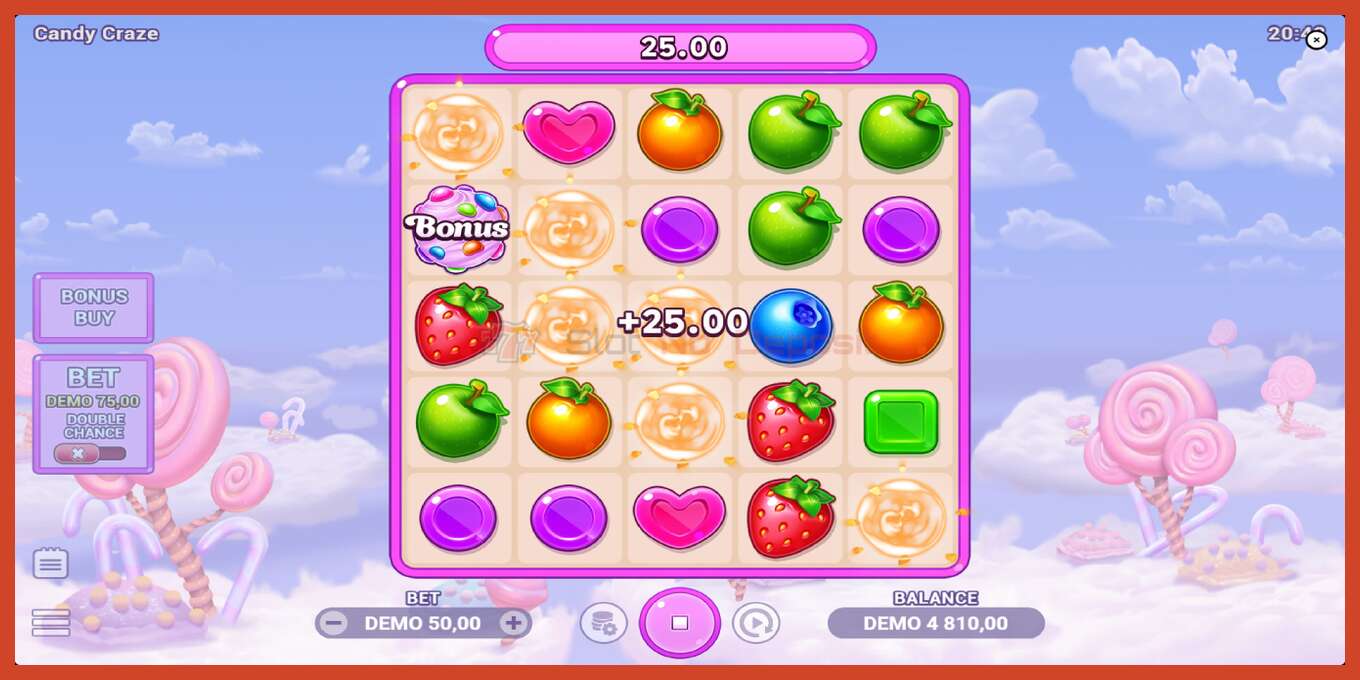 Slot screenshot: Candy Craze bez depozita, broj - 4