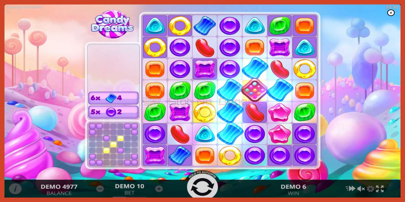 Slot screenshot: Candy Dreams no deposit, number - 4