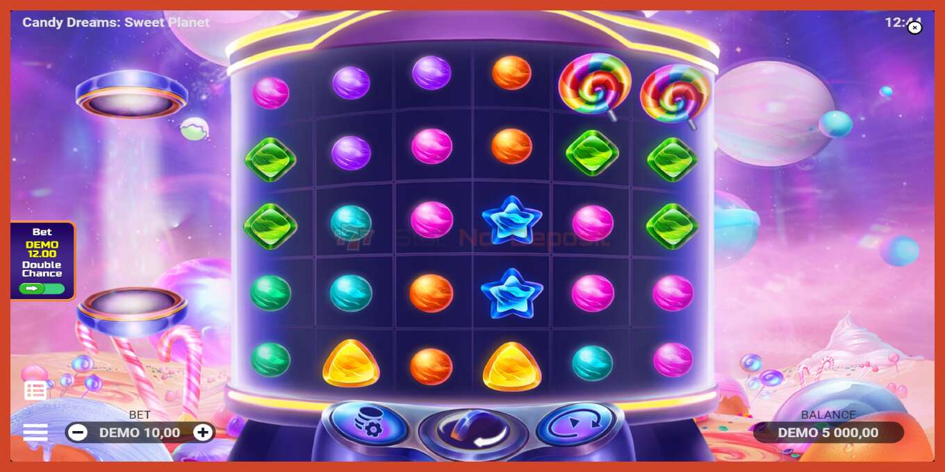 スロットのスクリーンショット: Candy Dreams Sweet Planet デポジットなし, 番号 - 2