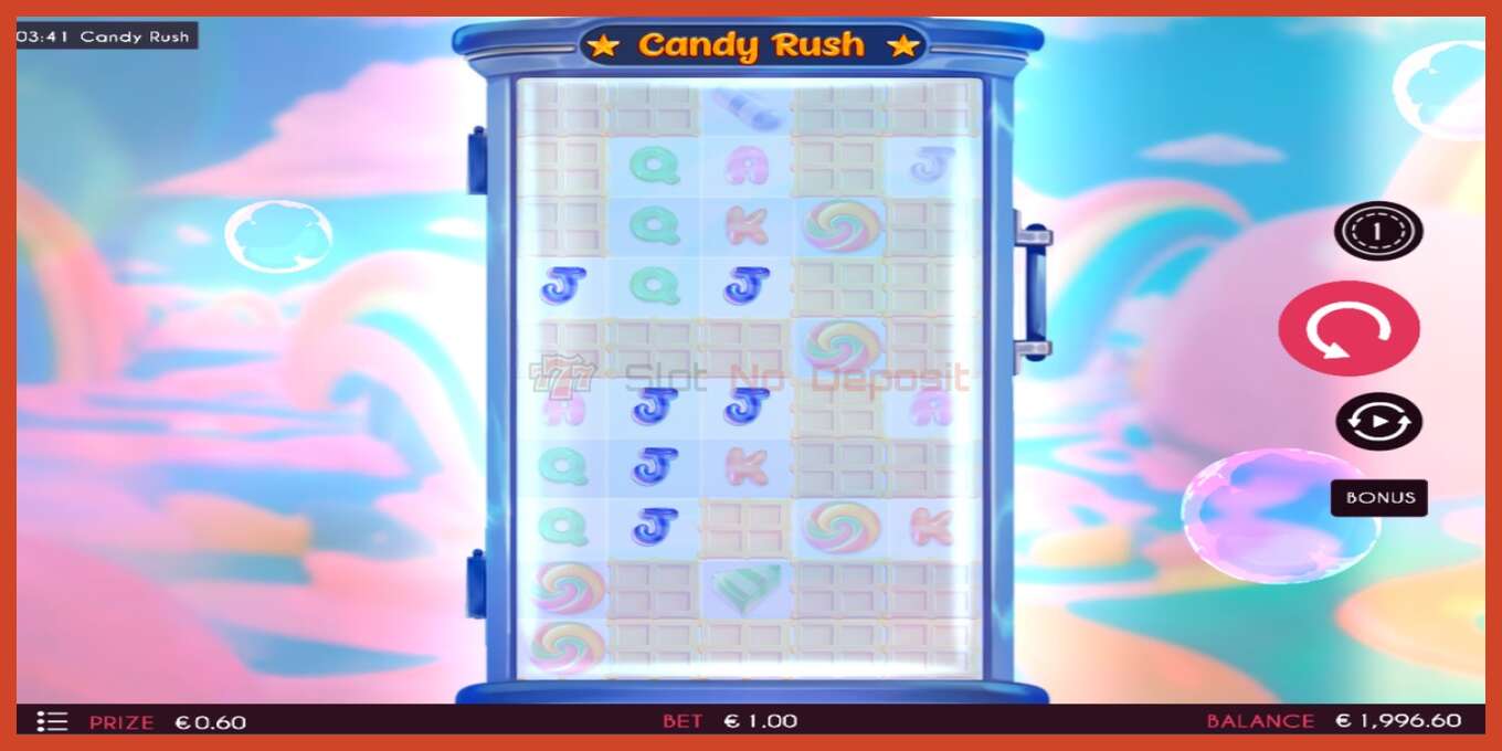 Slot skrinshoti: Candy Rush depozit yoq, raqam - 3