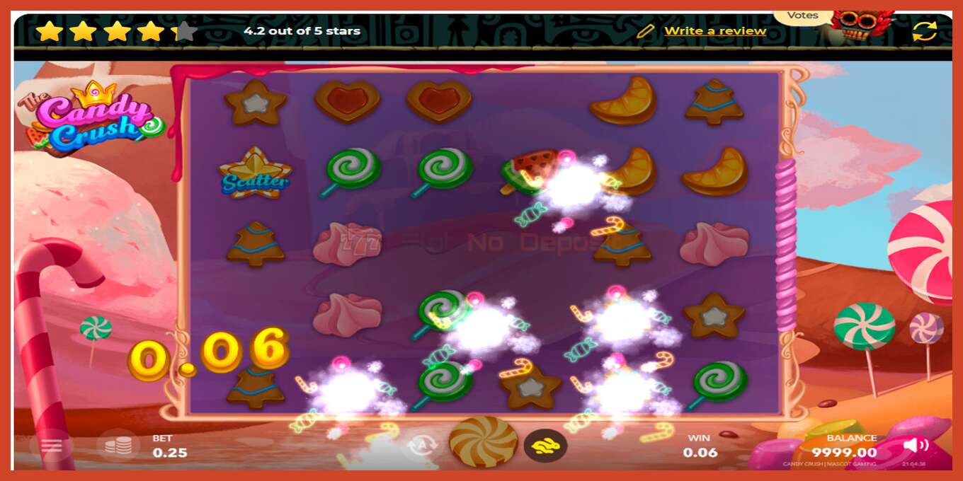 স্লট স্ক্রিনশট: Candy Splasher কোন আমানত, সংখ্যা - 2