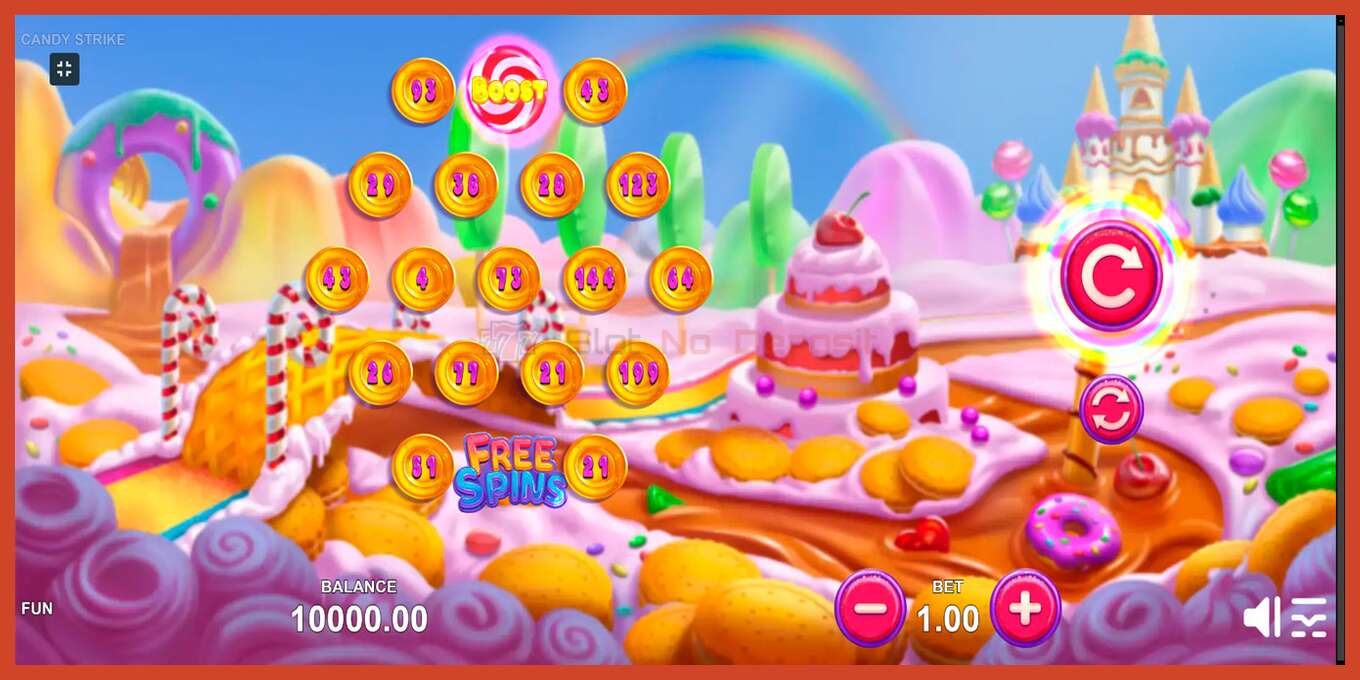 Captură de ecran pentru slot: Candy Strike fara depozit, număr - 1