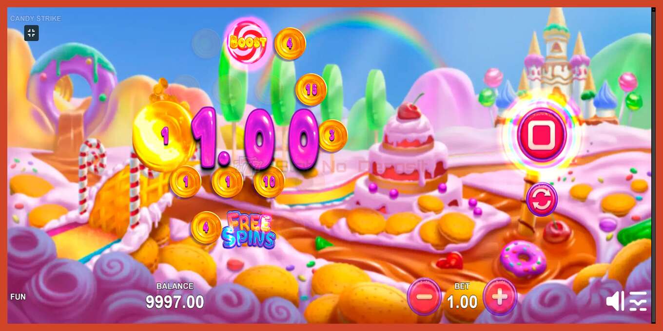 Captură de ecran pentru slot: Candy Strike fara depozit, număr - 2