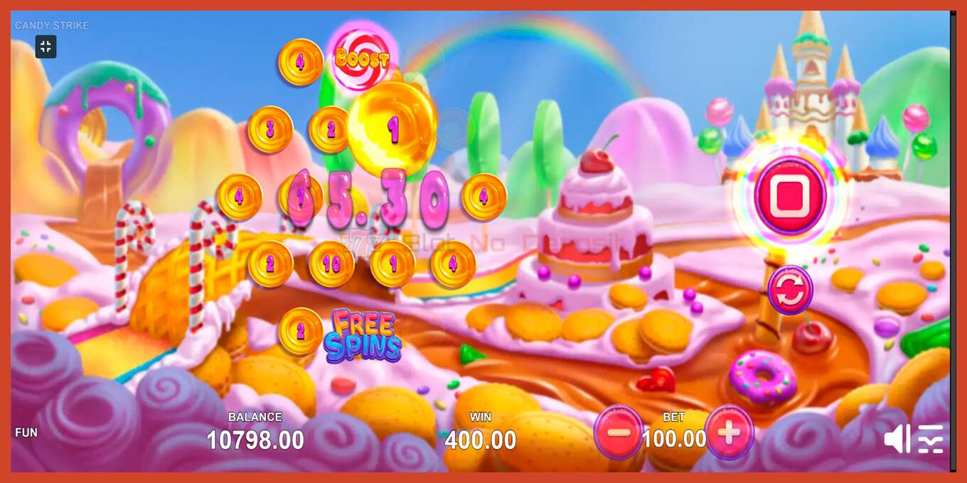 Captură de ecran pentru slot: Candy Strike fara depozit, număr - 3