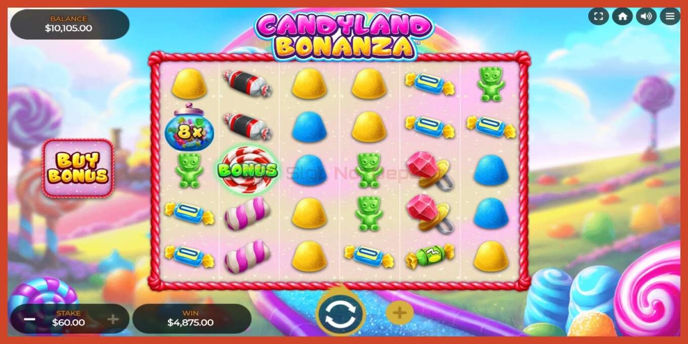 Captura de pantalla de la ranura: Candyland Bonanza sense dipòsit, nombre - 1