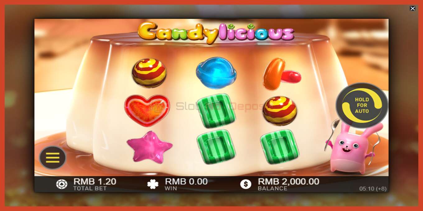 Slot screenshot: CandyLicious no deposit, number - 3