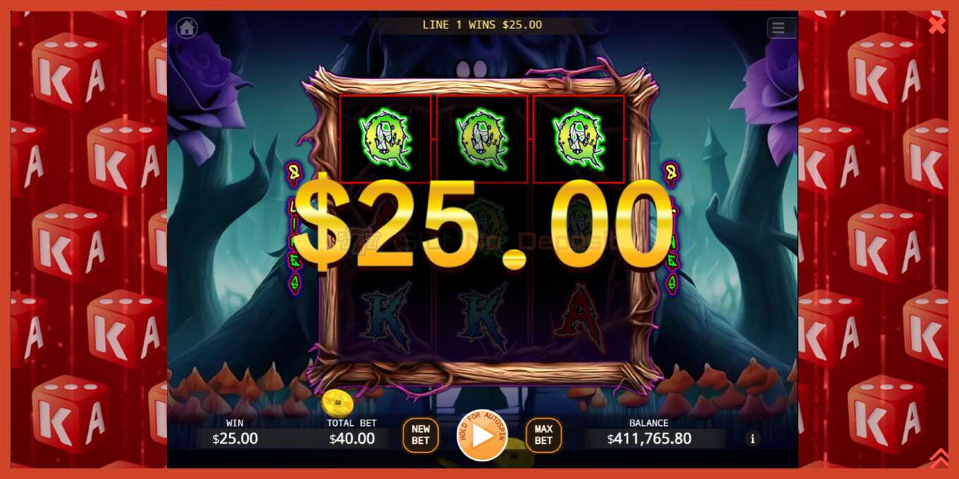 Slot screenshot: Cannibal Garden no deposit, number - 4