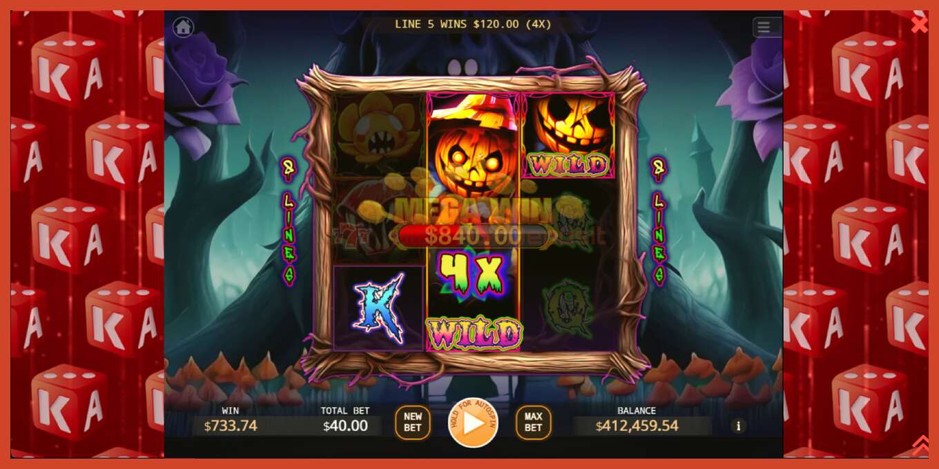 Slot screenshot: Cannibal Garden no deposit, number - 5