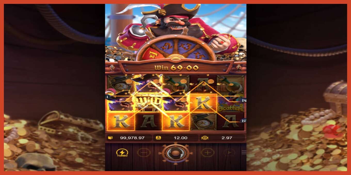 Slot screenshot: Captains Bounty no deposit, number - 3