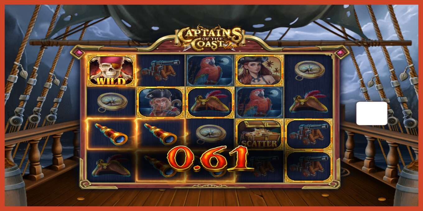 Slot screenshot: Captains of the Coast 2 no deposit, number - 2