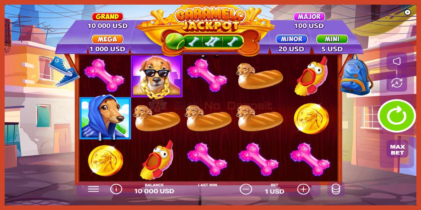 ஸ்லாட் ஸ்கிரீன்ஷாட்: Caramelo Jackpot வைப்பு இல்லை, எண் - 2