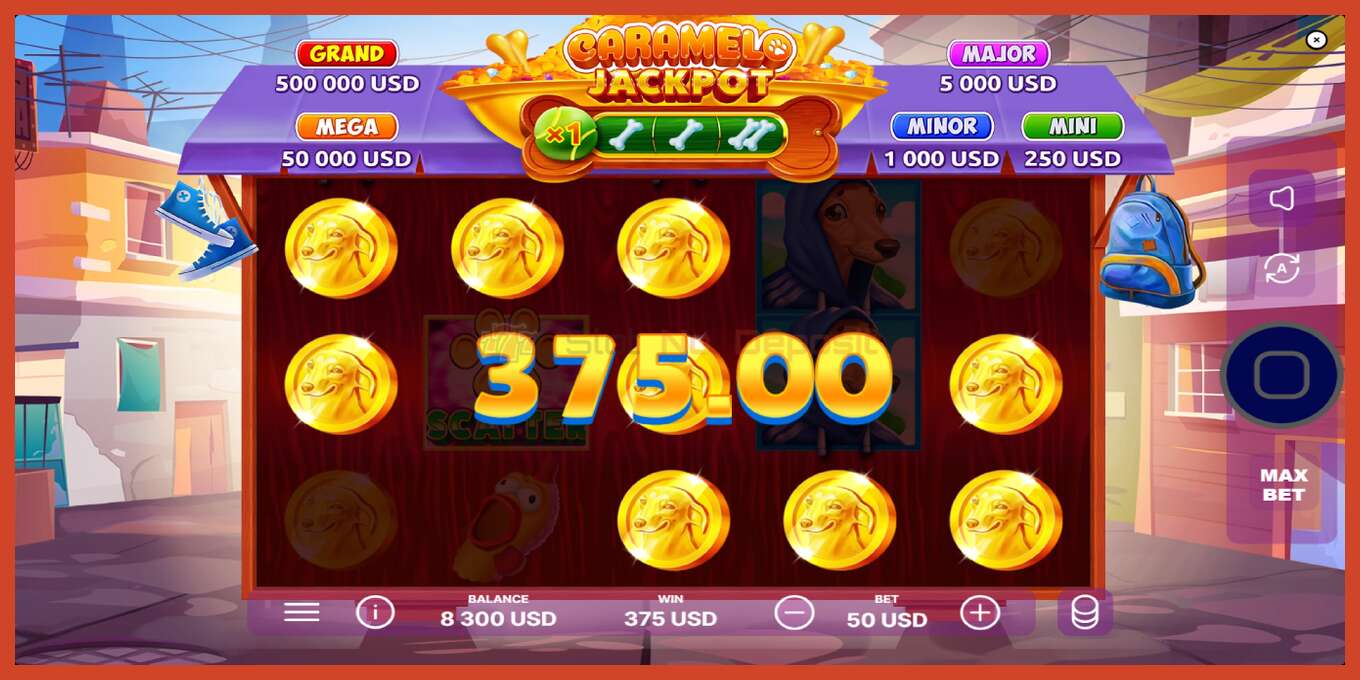 ஸ்லாட் ஸ்கிரீன்ஷாட்: Caramelo Jackpot வைப்பு இல்லை, எண் - 4