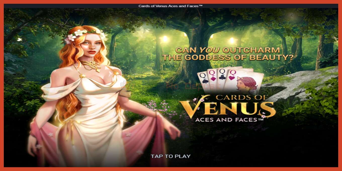 Slot screenshot: Cards of Venus Aces and Faces no deposit, number - 1