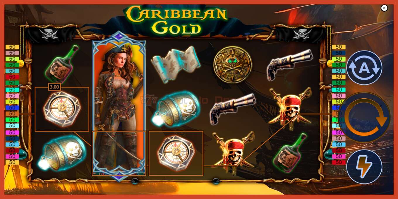 Zrzut ekranu slotu: Caribbean Gold. bez depozytu, numer - 4