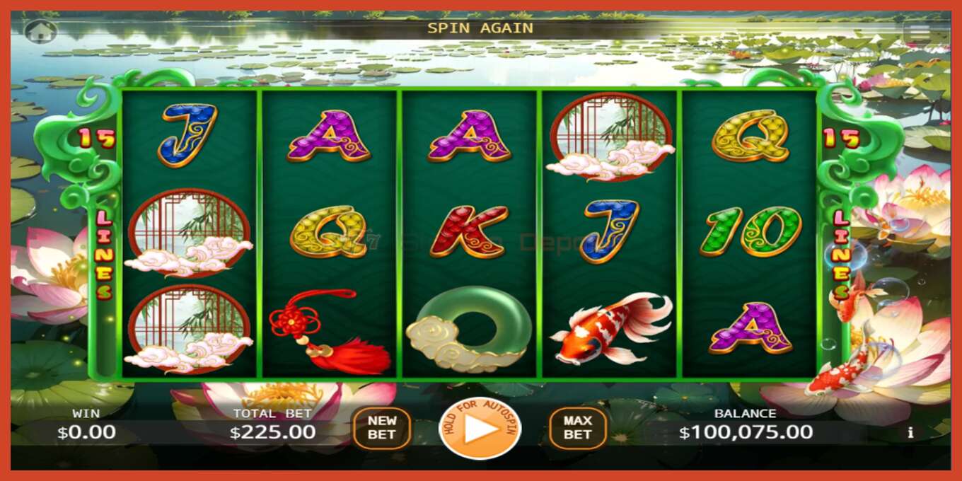 Slot skärmdump: Carp Princess ingen insättning, antal - 1